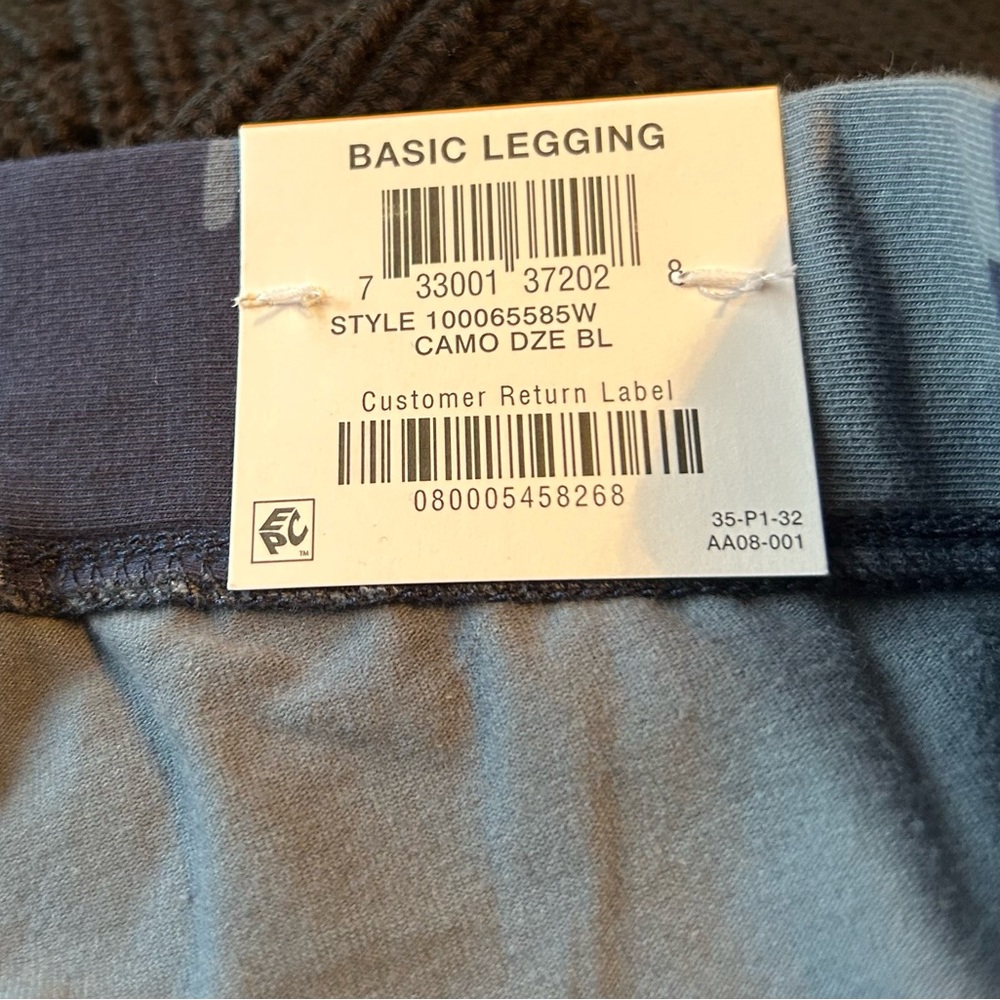 NWT Style & Co Sz 3X Women’s Blue Camouflage Full Length Leggings! - Picture 7 of 11